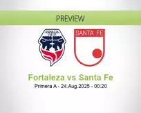 Fortaleza Santa Fe betting prediction (23 August 2025)