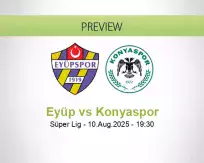 Eyüp Konyaspor betting prediction (11 August 2025)