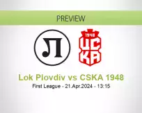 Lok Plovdiv CSKA 1948 betting prediction (21 April 2024)