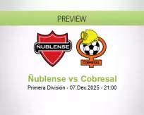 Ñublense Cobresal betting prediction (07 December 2025)