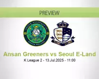 Ansan Greeners vs Seoul E-Land