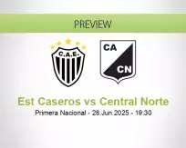 Est Caseros Central Norte betting prediction (28 June 2025)