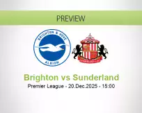 Brighton Sunderland betting prediction (20 December 2025)