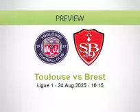 Toulouse Brest betting prediction (24 August 2025)