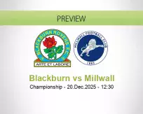 Blackburn Millwall betting prediction (20 December 2025)