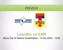 Lesotho CAR betting prediction (14 November 2024)