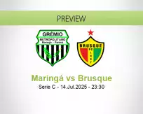 Maringá Brusque betting prediction (14 July 2025)