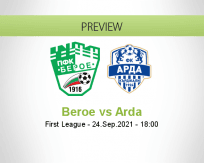 Beroe Arda betting prediction (24 September 2021)