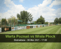 Warta Poznań Wisła Płock betting prediction (09 March 2021)