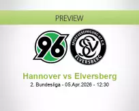 Hannover Elversberg betting prediction (05 April 2026)