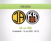 ÍA KR betting prediction (14 July 2025)