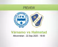 Värnamo Halmstad betting prediction (22 September 2025)