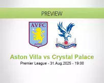 Aston Villa Crystal Palace betting prediction (31 August 2025)