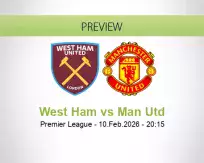 West Ham vs Man Utd