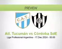 Atl. Tucumán Córdoba SdE betting prediction (17 December 2024)