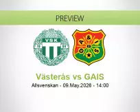 Västerås GAIS betting prediction (09 May 2026)