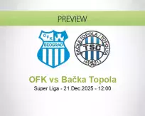 OFK Bačka Topola betting prediction (21 December 2025)