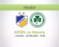 APOEL Omonia betting prediction (22 February 2026)