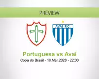 Portuguesa vs Avaí