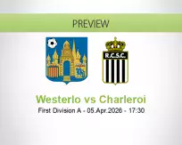 Westerlo Charleroi betting prediction (05 April 2026)