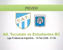 Atl. Tucumán Estudiantes RC betting prediction (15 February 2026)