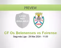 CF Os Belenenses Feirense betting prediction (29 March 2024)