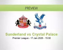 Sunderland Crystal Palace betting prediction (17 January 2026)