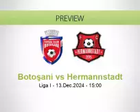 Botoşani Hermannstadt betting prediction (13 December 2024)