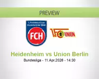 Heidenheim Union Berlin betting prediction (11 April 2026)
