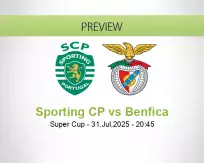 Sporting CP Benfica betting prediction (31 July 2025)