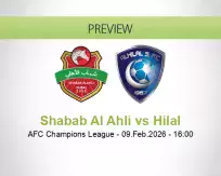 Shabab Al Ahli vs Hilal