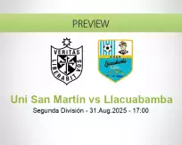 Uni San Martín Llacuabamba betting prediction (31 August 2025)