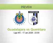 Guadalajara Querétaro betting prediction (17 January 2026)