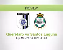 Querétaro Santos Laguna betting prediction (28 February 2026)