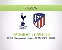 Tottenham vs Atlético