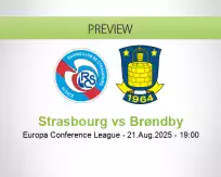 Strasbourg Brøndby betting prediction (21 August 2025)