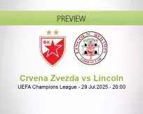 Crvena Zvezda Lincoln betting prediction (30 July 2025)