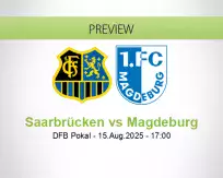 Saarbrücken Magdeburg betting prediction (15 August 2025)