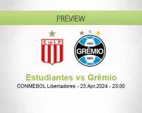 Estudiantes Grêmio betting prediction (24 April 2024)
