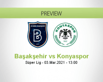 Başakşehir Konyaspor betting prediction (03 March 2021)