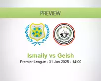 Ismaily Geish betting prediction (31 January 2025)