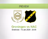 Groningen NAC betting prediction (10 January 2026)