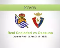 Real Sociedad Osasuna betting prediction (06 February 2025)