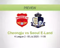Cheongju Seoul E-Land betting prediction (05 July 2025)