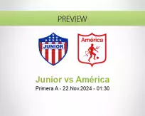 Junior América betting prediction (22 November 2024)