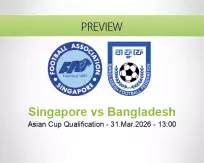 Singapore Bangladesh betting prediction (31 March 2026)