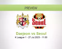 Daejeon Seoul betting prediction (27 July 2025)