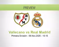 Vallecano vs Real Madrid