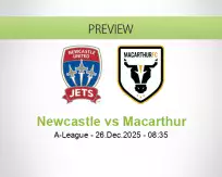 Newcastle vs Macarthur