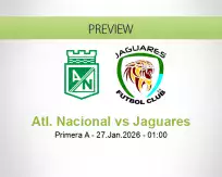 Atl. Nacional vs Jaguares